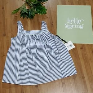 VICTORIA BECKHAM for target chambray stripe tank